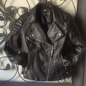 H&M faux leather jacket